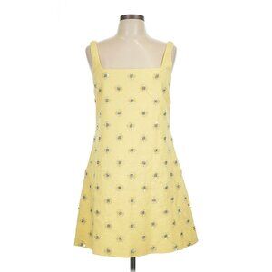 Tanya Taylor Barton Dress Linen Yellow